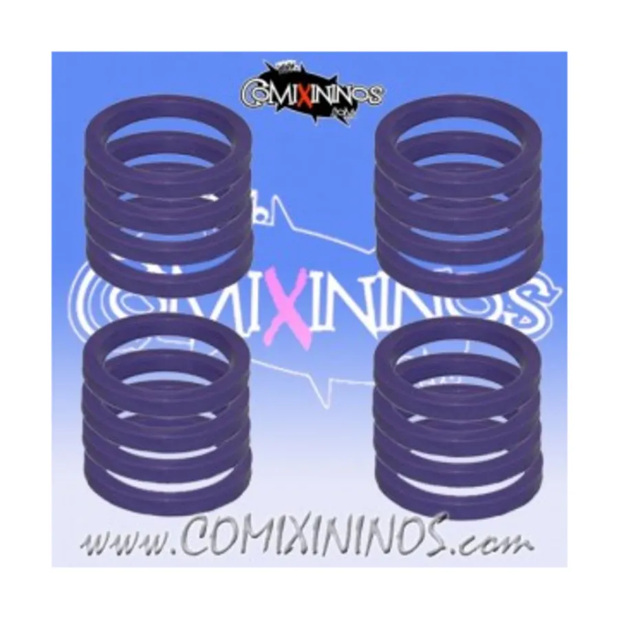 Набор из 16 резиновых колец Deluxe для подставок 25 мм — фиолетового цвета, Fantasy Football Miniatures - Accessories (28mm)
Набор из 16 резиновых колец Deluxe для подставок 25 мм — фиолетового цвета, Fantasy Football Miniatures - Accessories (28mm)