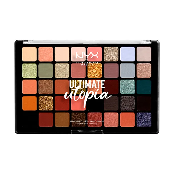 Тени для век NYX Professional Make Up Ultimate Utopia Palette
Тени для век NYX Professional Make Up Ultimate Utopia Palette