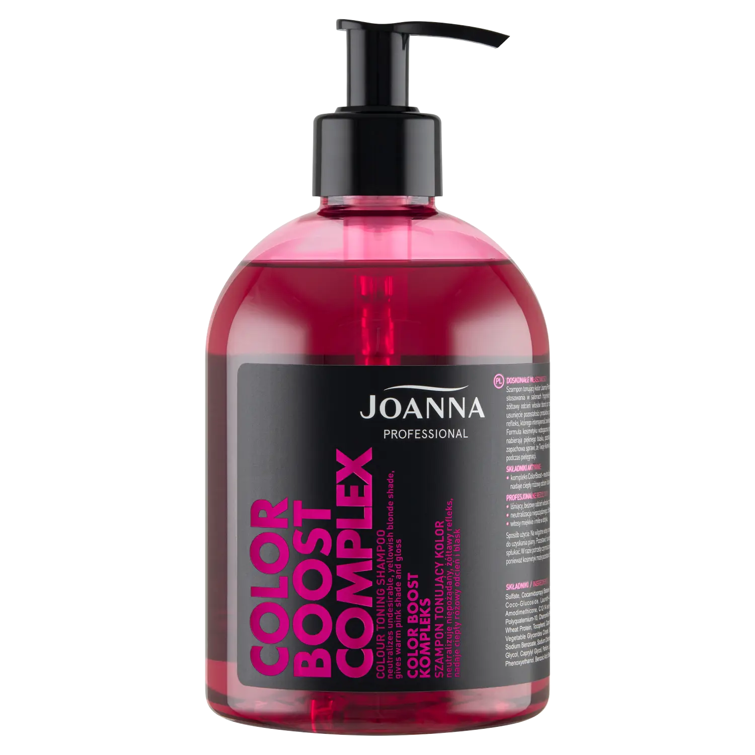 Joanna Professional Color Boost Complex тонирующий шампунь для волос, 500 мл
Joanna Professional Color Boost Complex тонирующий шампунь для волос, 500 мл