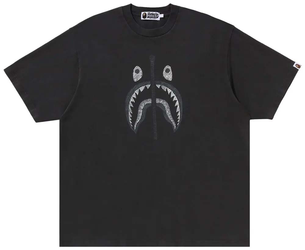Футболка свободного кроя Garment Dye Shark A BATHING APE, черная
Футболка свободного кроя Garment Dye Shark A BATHING APE, черная