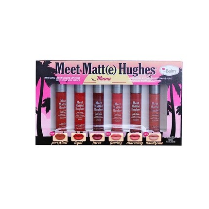 Встречайте матовый набор жидких губных помад Hughes Miami Mini Kit, Thebalm
Встречайте матовый набор жидких губных помад Hughes Miami Mini Kit, Thebalm