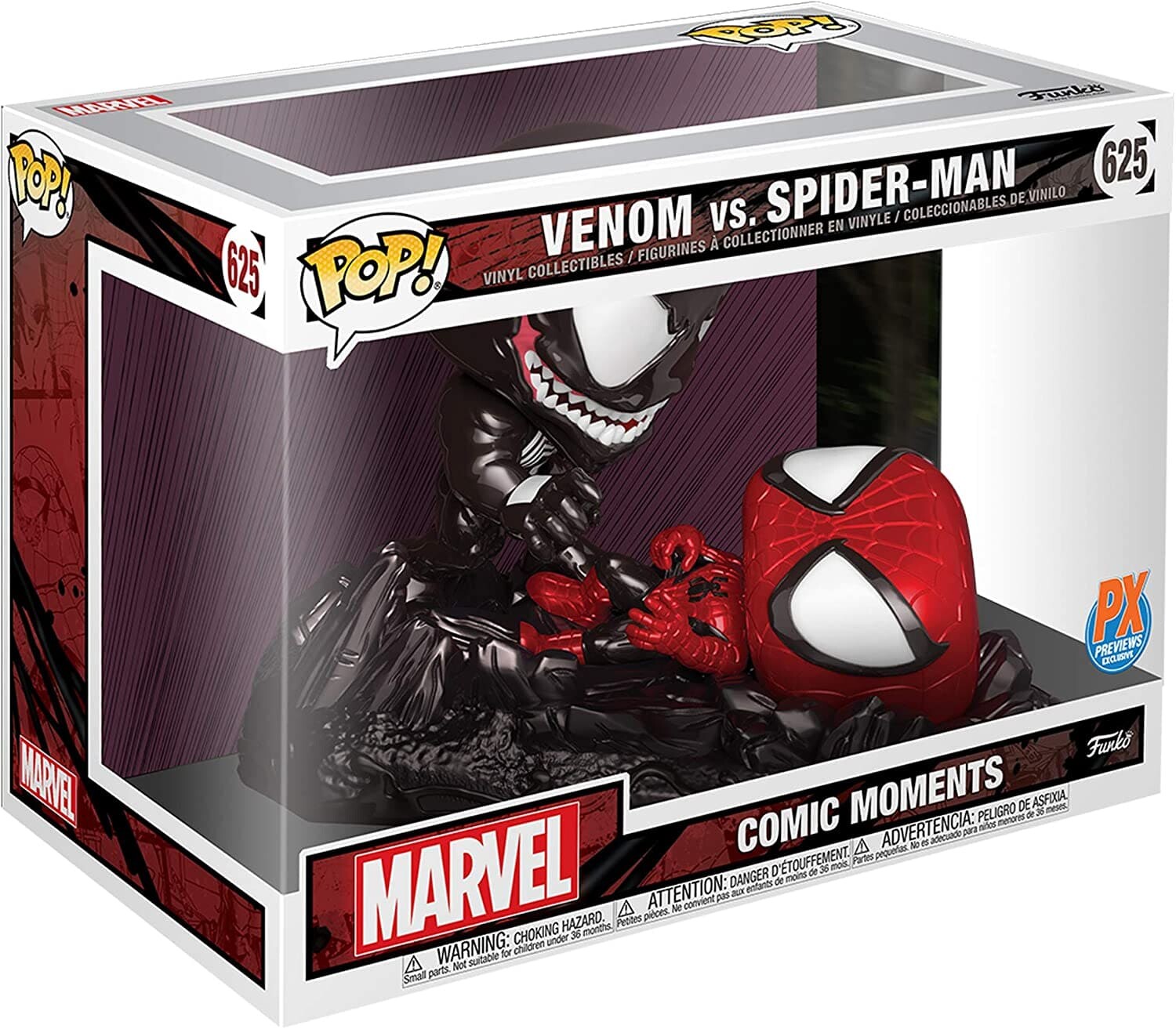 Виниловая фигурка Funko POP! Comic Moments: Marvel Spider-Man vs. Venom
Виниловая фигурка Funko POP! Comic Moments: Marvel Spider-Man vs. Venom