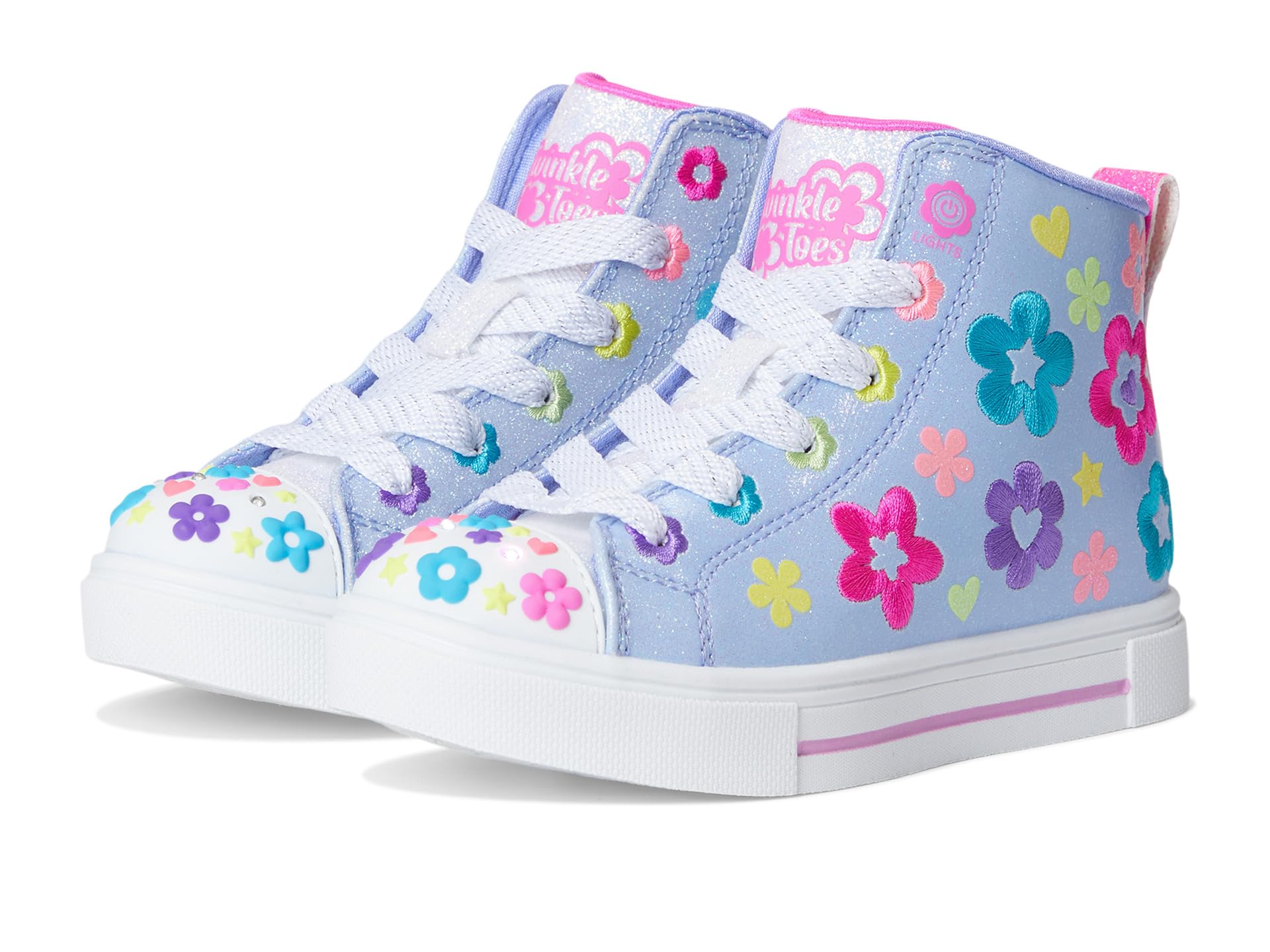 Кроссовки SKECHERS KIDS Twinkle Sparks - Super Blossom 314819L, цвет Periwinkle/Multi
Кроссовки SKECHERS KIDS Twinkle Sparks - Super Blossom 314819L, цвет Periwinkle/Multi