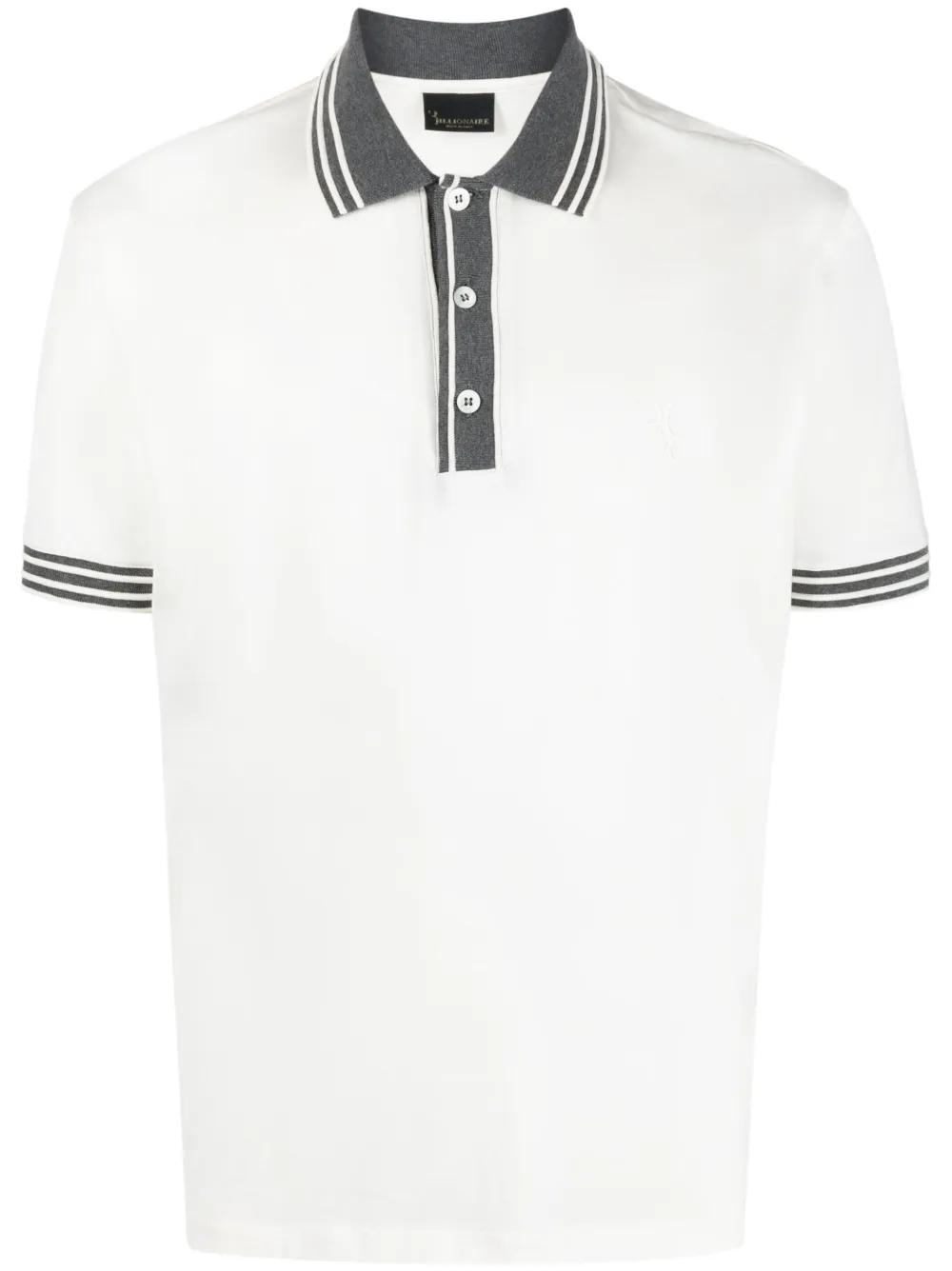 Рубашка поло с жаккардовым логотипом Billionaire, белый
Рубашка поло с жаккардовым логотипом Billionaire, белый