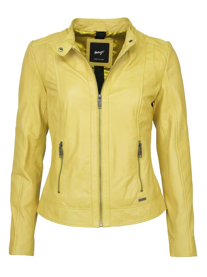 Кожаная куртка Maze Marcie, цвет lemon 
Кожаная куртка Maze Marcie, цвет lemon