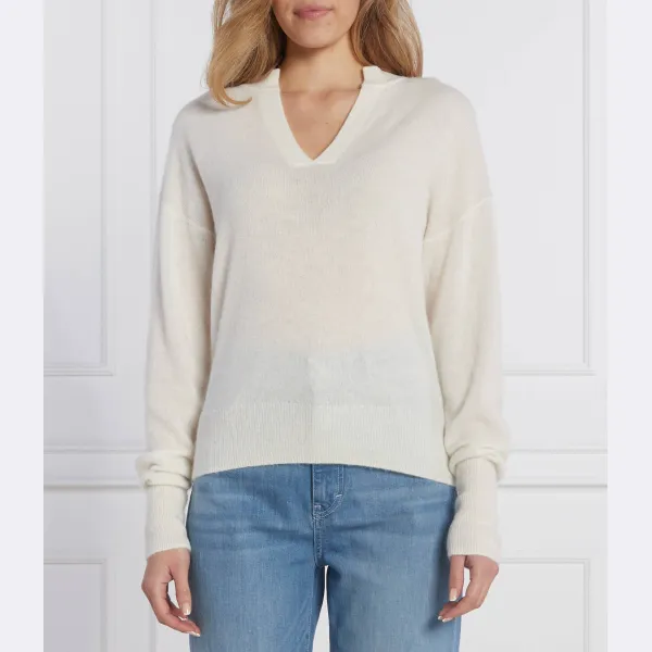 Свитер обычного кроя из шерсти фуринана Boss, белый
Свитер обычного кроя из шерсти фуринана Boss, белый