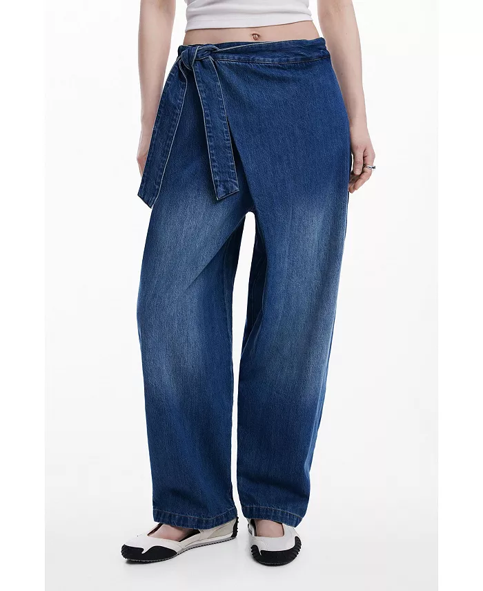 Женские джинсы Baggy с запахом Desigual, синий
Женские джинсы Baggy с запахом Desigual, синий