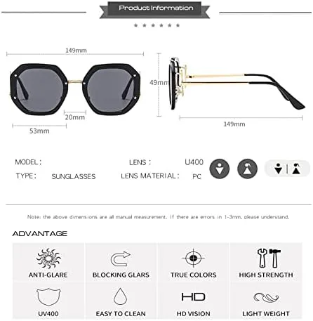 Большие панк-солнцезащитные очки для женщин, градиентные солнцезащитные очки, женские защитные очки для улицы, защита от УФ-излучения UV400 MTZJH, C2beige-black
Большие панк-солнцезащитные очки для женщин, градиентные солнцезащитные очки, женские защитные очки для улицы, защита от УФ-излучения UV400 MTZJH, C2beige-black