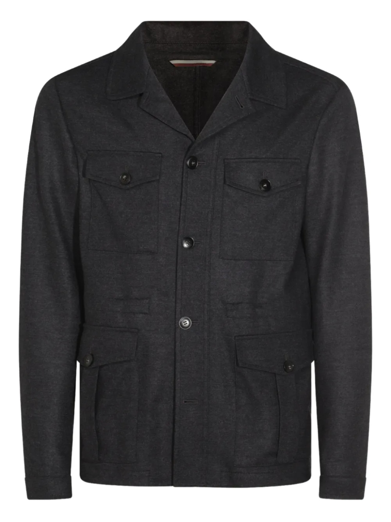 Шерстяная куртка-рубашка Canali, серый
Шерстяная куртка-рубашка Canali, серый