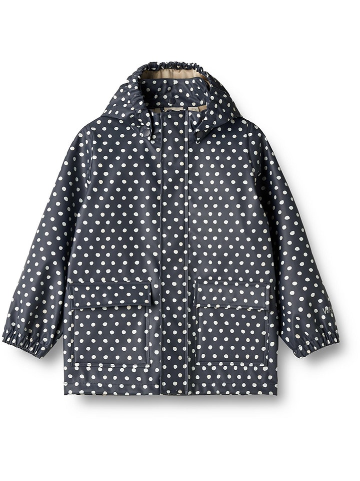 Куртка-дождевик Ollo темно-синего/кремового цвета Wheat
Куртка-дождевик Ollo темно-синего/кремового цвета Wheat