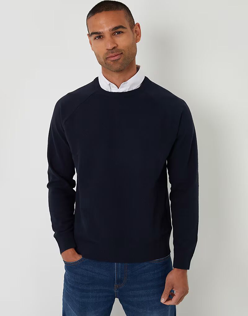 Трикотажный джемпер Mock с рукавами реглан в темно-синем цвете Threadbare
Трикотажный джемпер Mock с рукавами реглан в темно-синем цвете Threadbare