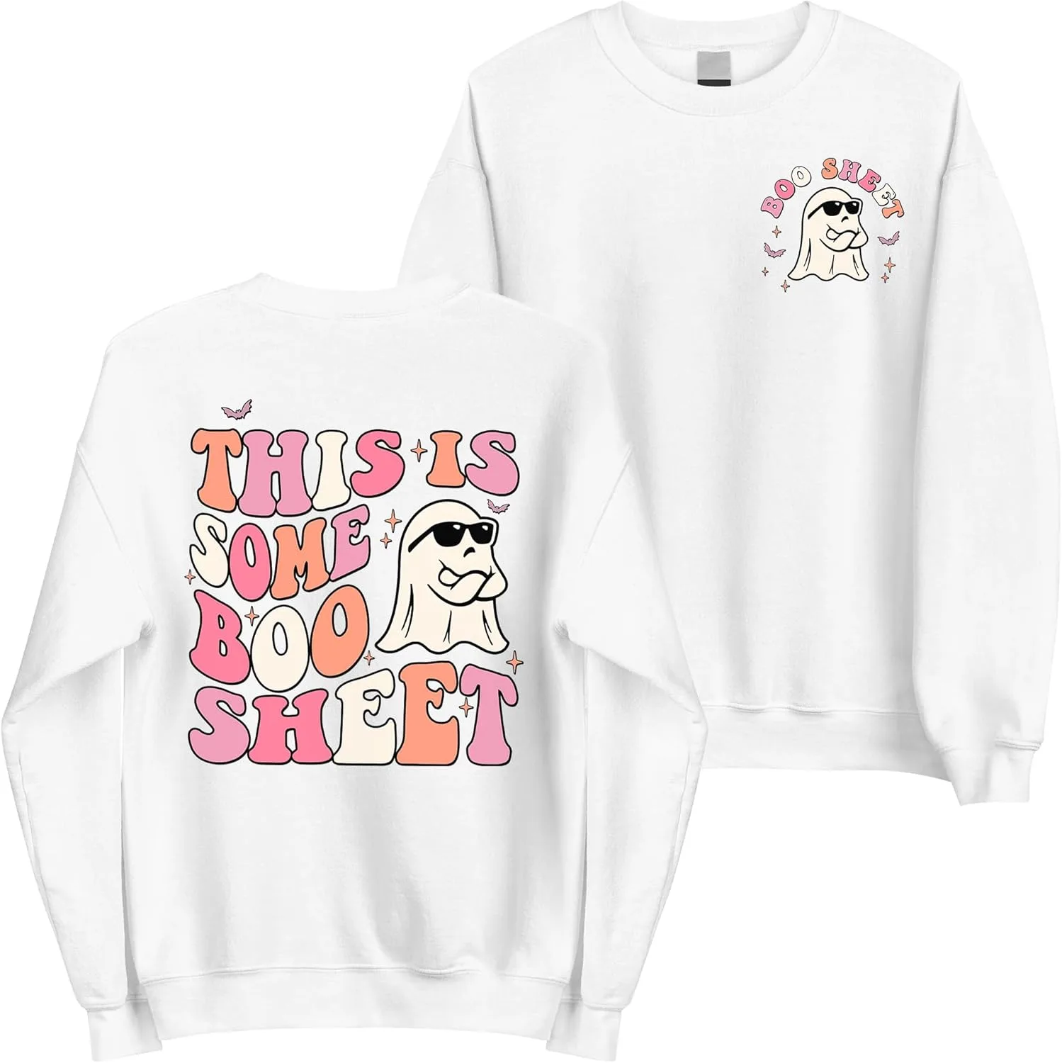 Свитшот Some Boo Sheet с двусторонним принтом на Хэллоуин MadalenStore
Свитшот Some Boo Sheet с двусторонним принтом на Хэллоуин MadalenStore