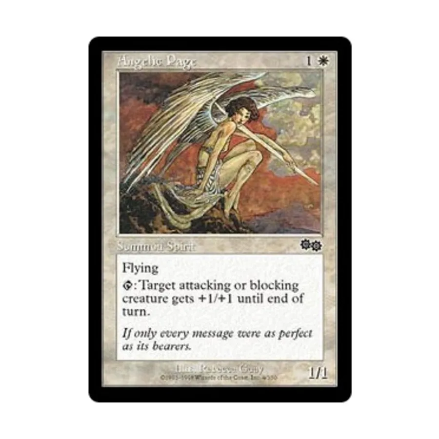 CCG Ангельский паж (С), MTG - Urza's Saga
CCG Ангельский паж (С), MTG - Urza's Saga