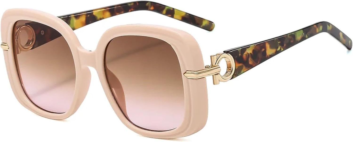 Популярные модные солнцезащитные очки большого размера для женщин в стиле ретро с леопардовым принтом и защитой от УФ-излучения UV400. Популярные солнцезащитные очки для мужчин TKKTLLT, Champagne
Популярные модные солнцезащитные очки большого размера для женщин в стиле ретро с леопардовым принтом и защитой от УФ-излучения UV400. Популярные солнцезащитные очки для мужчин TKKTLLT, Champagne