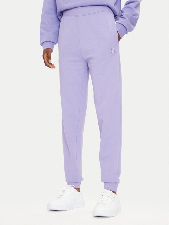 Спортивные брюки стандартного кроя Hugo, фиолетовый 
Спортивные брюки стандартного кроя Hugo, фиолетовый