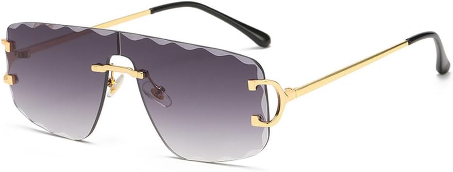 Цельные солнцезащитные очки для мужчин, металлическая большая оправа, подарочная коробка; женские солнцезащитные очки без оправы для вождения, рыбалки, с защитой от УФ-излучения UV400 WNCKSQ, C02 Grey
Цельные солнцезащитные очки для мужчин, металлическая большая оправа, подарочная коробка; женские солнцезащитные очки без оправы для вождения, рыбалки, с защитой от УФ-излучения UV400 WNCKSQ, C02 Grey