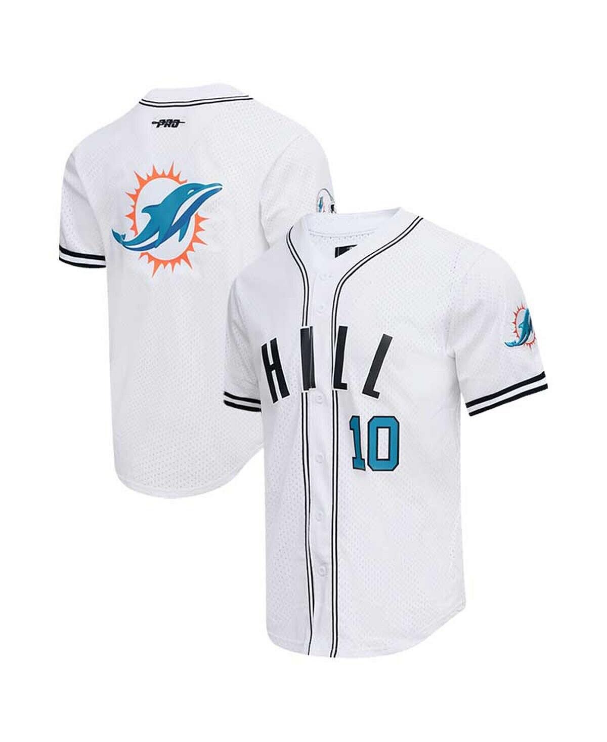 Мужская футболка tyreek hill white miami dolphins mesh baseball на пуговицах Pro Standard, белый
Мужская футболка tyreek hill white miami dolphins mesh baseball на пуговицах Pro Standard, белый