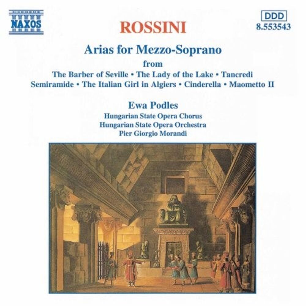 Диск CD Rossini: Arias for Mezzo-Soprano - Gioachino Rossini, Pier Giorgio Morandi, Ewa Podles, Hungarian State Opera Orchestra, Hungarian State Opera Chorus
Диск CD Rossini: Arias for Mezzo-Soprano - Gioachino Rossini, Pier Giorgio Morandi, Ewa Podles, Hungarian State Opera Orchestra, Hungarian State Opera Chorus