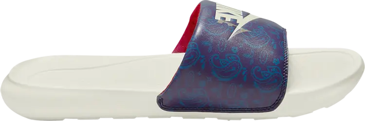 Сандалии Nike Victori One Slide 'Paisley', синий 
Сандалии Nike Victori One Slide 'Paisley', синий
