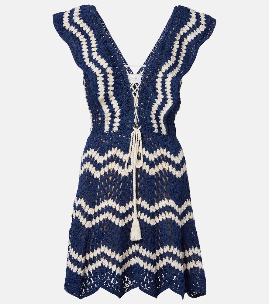Мелисса мини-платье из хлопка с вязаными элементами Anna Kosturova, Navy Crm
Мелисса мини-платье из хлопка с вязаными элементами Anna Kosturova, Navy Crm