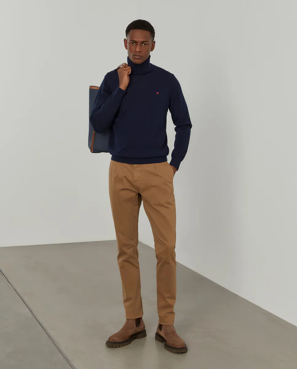 Мужские брюки-чинос прямого кроя со складками бежевого цвета Lion of Porches, коричневый
Мужские брюки-чинос прямого кроя со складками бежевого цвета Lion of Porches, коричневый