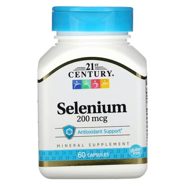 Селен 21st Century 200 мкг, 60 капсул
Селен 21st Century 200 мкг, 60 капсул