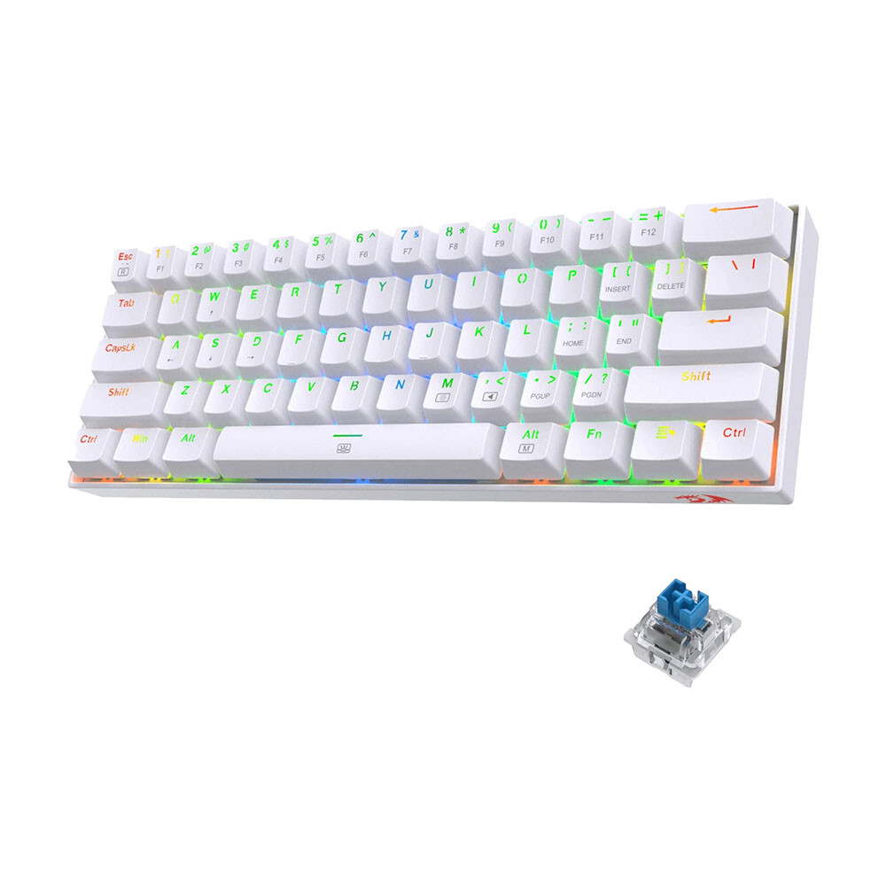 Клавиатура игровая Redragon Dragonborn K630, Blue, белый, английская раскладка
Клавиатура игровая Redragon Dragonborn K630, Blue, белый, английская раскладка