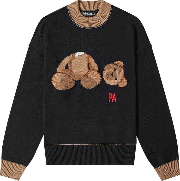 Свитер Palm Angels PA Bear Sweater 'Black/Brown', черный
Свитер Palm Angels PA Bear Sweater 'Black/Brown', черный