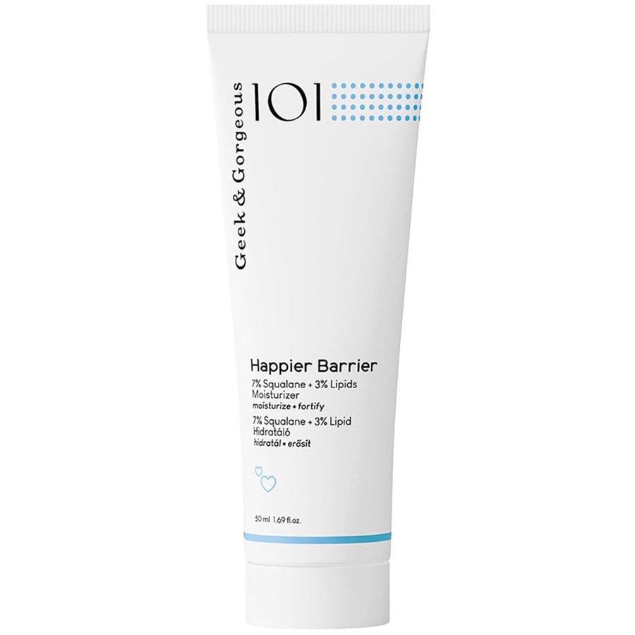 Крем для лица happier barrier moisturizer Geek Gorgeous, объем 50 мл
Крем для лица happier barrier moisturizer Geek Gorgeous, объем 50 мл