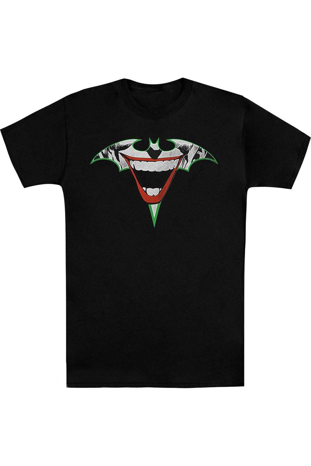 Футболка с коротким рукавом и логотипом Batman Joker Bat для взрослых Gildan, черный 
Футболка с коротким рукавом и логотипом Batman Joker Bat для взрослых Gildan, черный