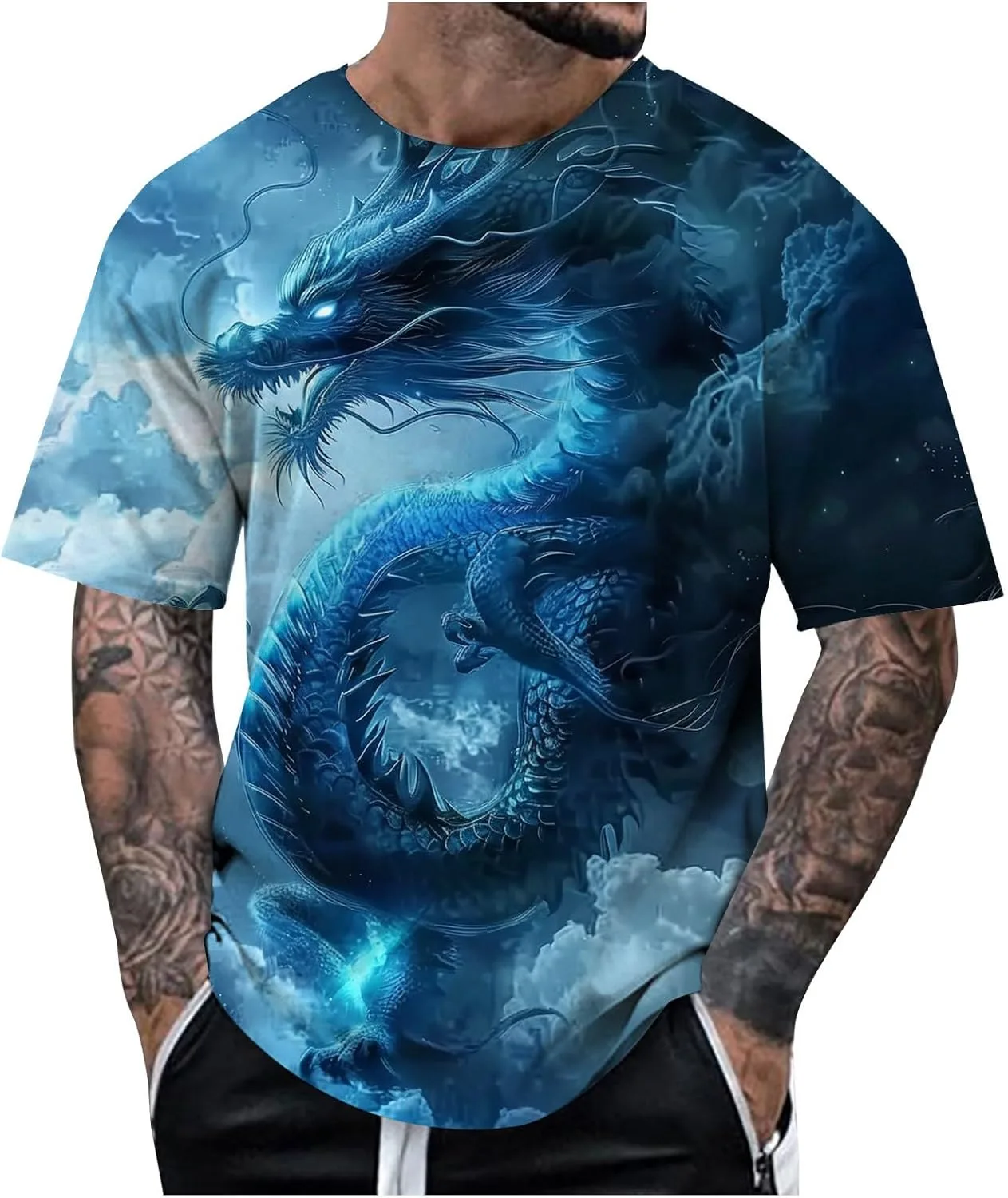 Футболка для мужчин Graphic T Shirt с круглым вырезом JHOKCI
Футболка для мужчин Graphic T Shirt с круглым вырезом JHOKCI