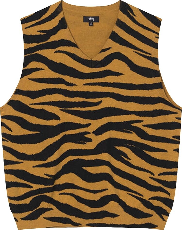 Свитер Stussy Tiger Printed Sweater Vest 'Mustard', желтый
Свитер Stussy Tiger Printed Sweater Vest 'Mustard', желтый