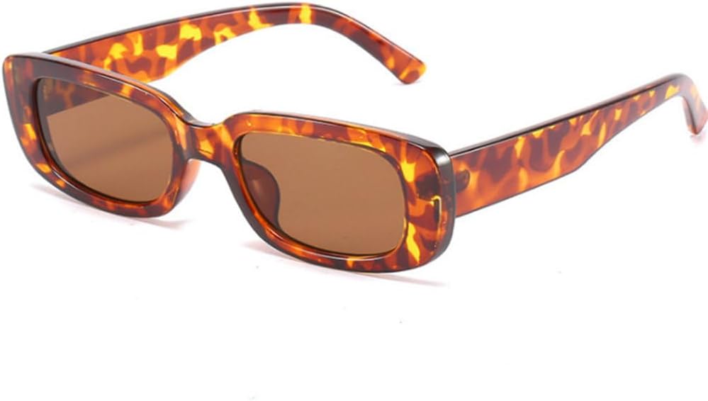 Ретро-солнцезащитные очки небольшого размера для мужчин и женщин, модные винтажные солнцезащитные очки в прямоугольной оправе с защитой от УФ-излучения UV400 для активного отдыха на природе TYUVIVO, Leopard Tea
Ретро-солнцезащитные очки небольшого размера для мужчин и женщин, модные винтажные солнцезащитные очки в прямоугольной оправе с защитой от УФ-излучения UV400 для активного отдыха на природе TYUVIVO, Leopard Tea