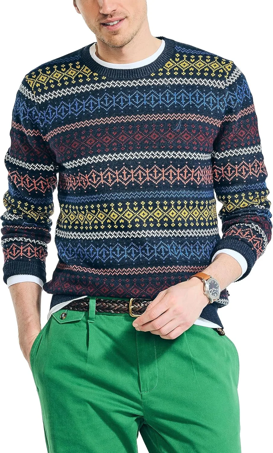 Свитер Nautica Fair Isle для мужчин
Свитер Nautica Fair Isle для мужчин
