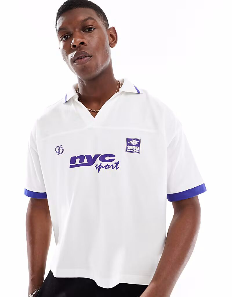 Свободное поло ASOS DESIGN свободного кроя с выкройкой и спортивной графикой белого цвета, Белый, Свободное поло ASOS DESIGN свободного кроя с выкройкой и спортивной графикой белого цвета
Свободное поло ASOS DESIGN свободного кроя с выкройкой и спортивной графикой белого цвета, Белый, Свободное поло ASOS DESIGN свободного кроя с выкройкой и спортивной графикой белого цвета