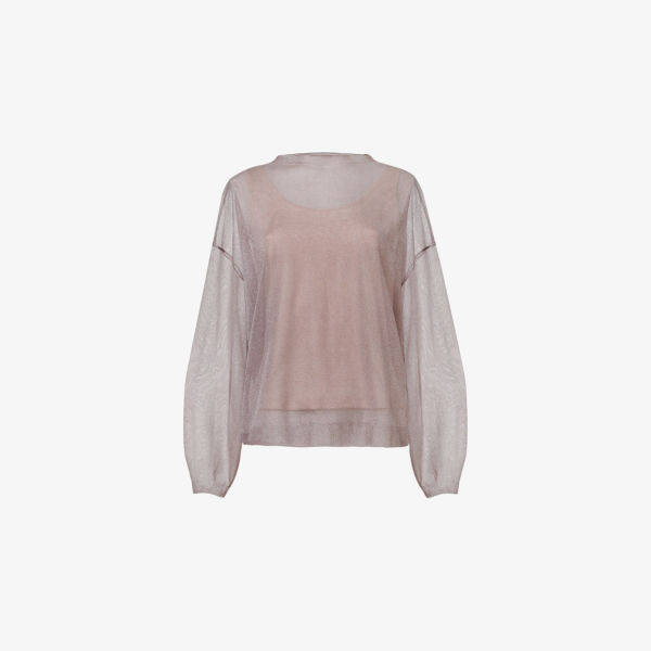 Топ сетчатый Leem с длинными рукавами, серый
Топ сетчатый Leem с длинными рукавами, серый