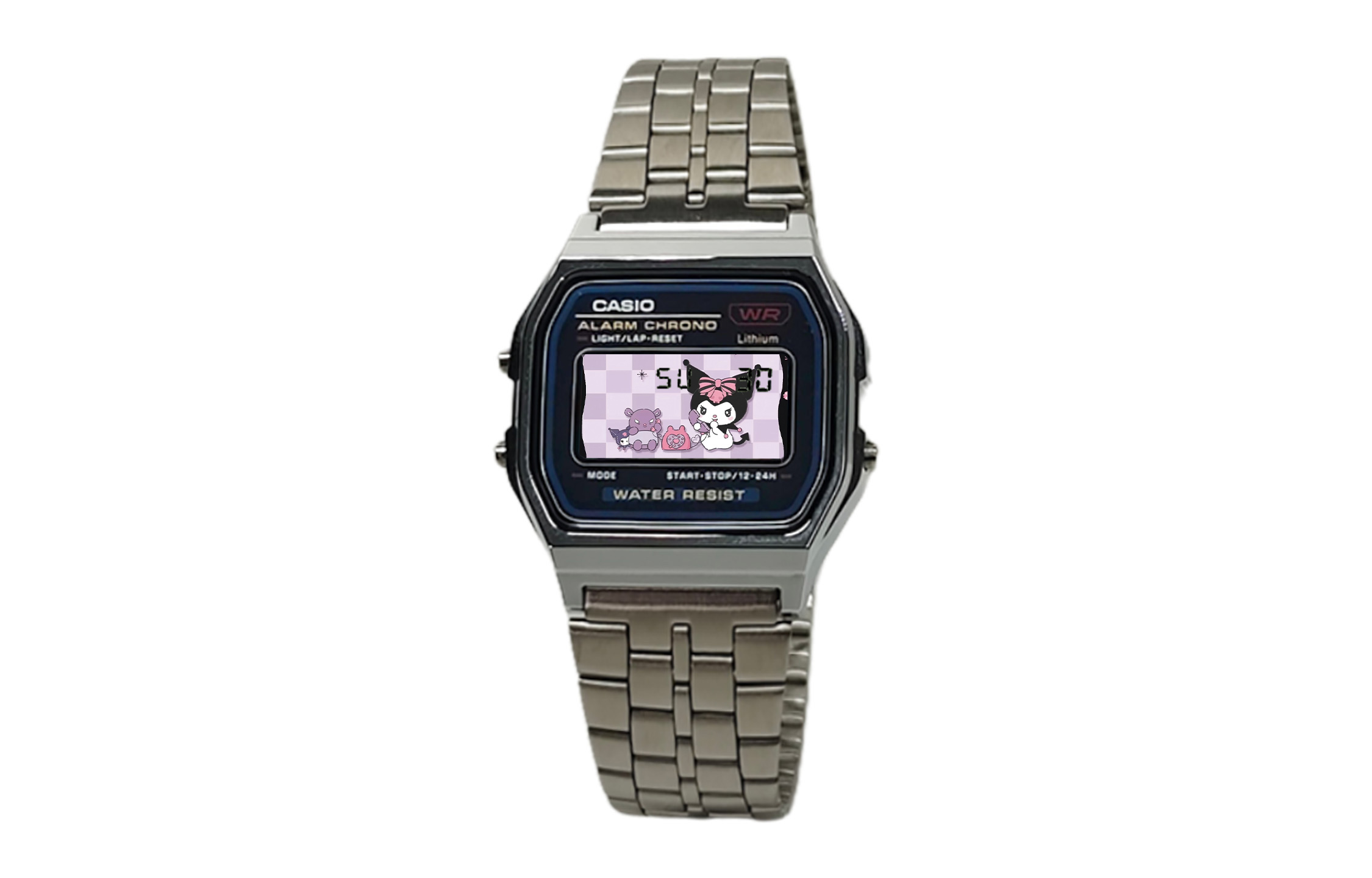 CASIO Кварцевые часы унисекс с черным циферблатом на стальном браслете
CASIO Кварцевые часы унисекс с черным циферблатом на стальном браслете