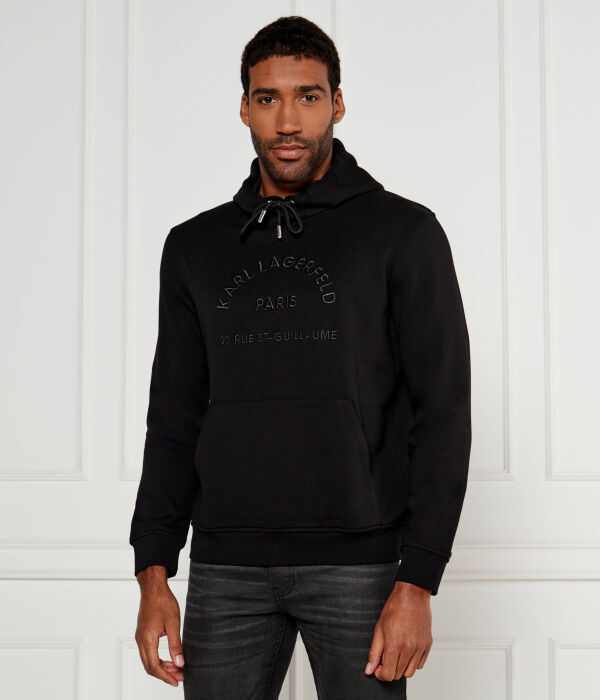 Толстовка мужская Karl Lagerfeld с надписью и капюшоном, черный
Толстовка мужская Karl Lagerfeld с надписью и капюшоном, черный