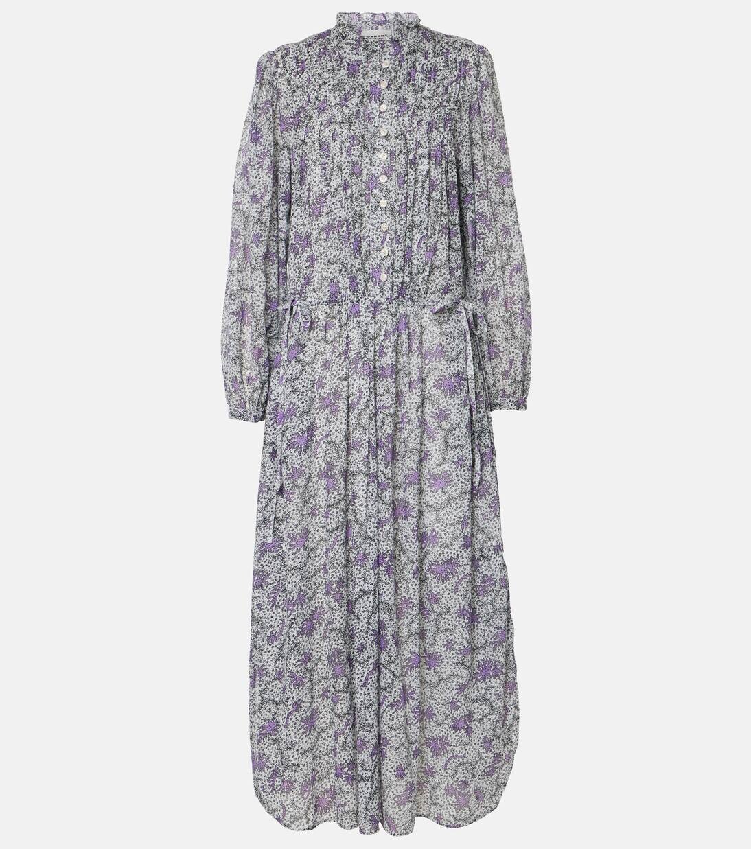 Платье-миди из хлопковой вуали с принтом «Dalida» Marant Etoile, цвет ecru/lilac
Платье-миди из хлопковой вуали с принтом «Dalida» Marant Etoile, цвет ecru/lilac