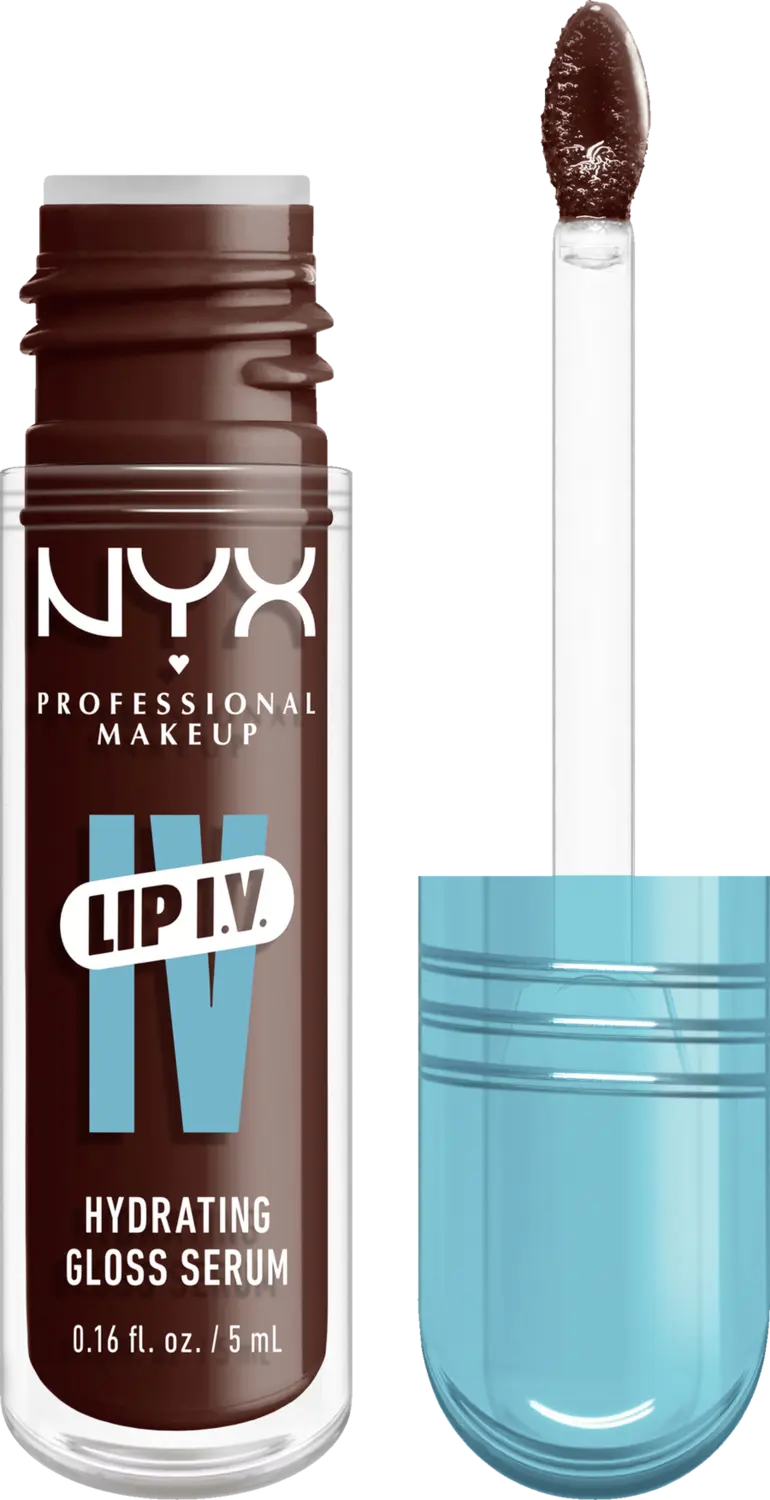 Блеск для губ NYX Professional MakeUp Lip IV Hydrating Gloss Serum Mocha Me Wet 
Блеск для губ NYX Professional MakeUp Lip IV Hydrating Gloss Serum Mocha Me Wet