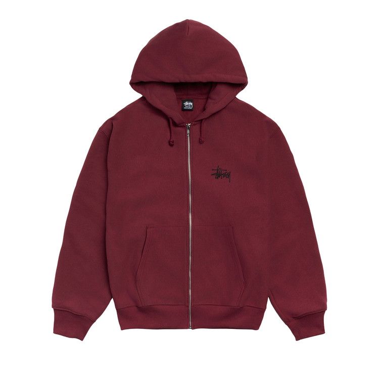 Худи Stussy Basic Zip Hoodie 'Wine'
Худи Stussy Basic Zip Hoodie 'Wine'