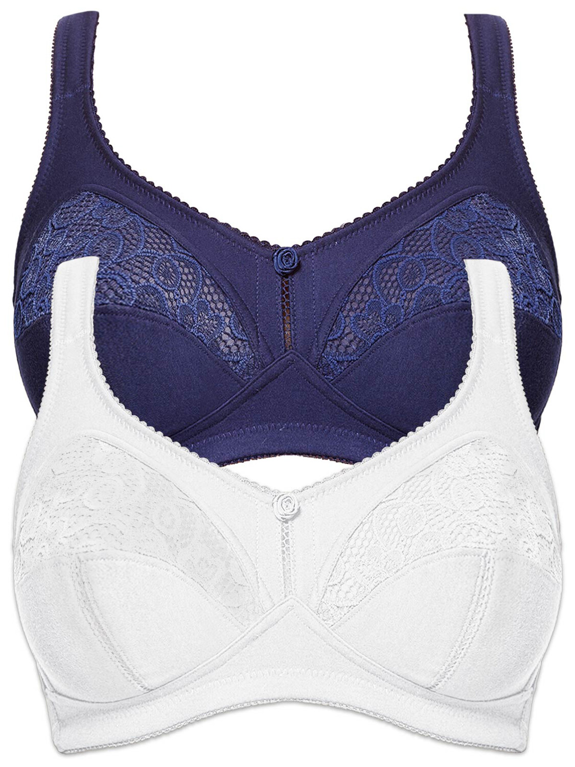 Бюстгальтер без косточек SUSA 2er Pack Entlastungs BH Topsy Plus, цвет Weiss marine
Бюстгальтер без косточек SUSA 2er Pack Entlastungs BH Topsy Plus, цвет Weiss marine