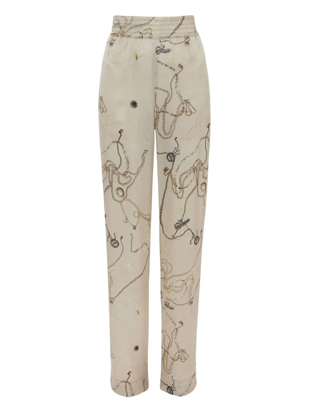 Шелковые пижамные брюки с принтом VICTORIA BECKHAM, нейтральный
Шелковые пижамные брюки с принтом VICTORIA BECKHAM, нейтральный