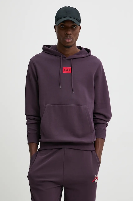 Хлопковая толстовка Hugo, фиолетовый
Хлопковая толстовка Hugo, фиолетовый