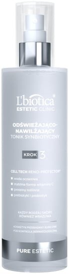 Освежающий и увлажняющий синбиотический тоник, 200 мл L'biotica Estetic Clinic Pure Estetic, Inna marka 
Освежающий и увлажняющий синбиотический тоник, 200 мл L'biotica Estetic Clinic Pure Estetic, Inna marka