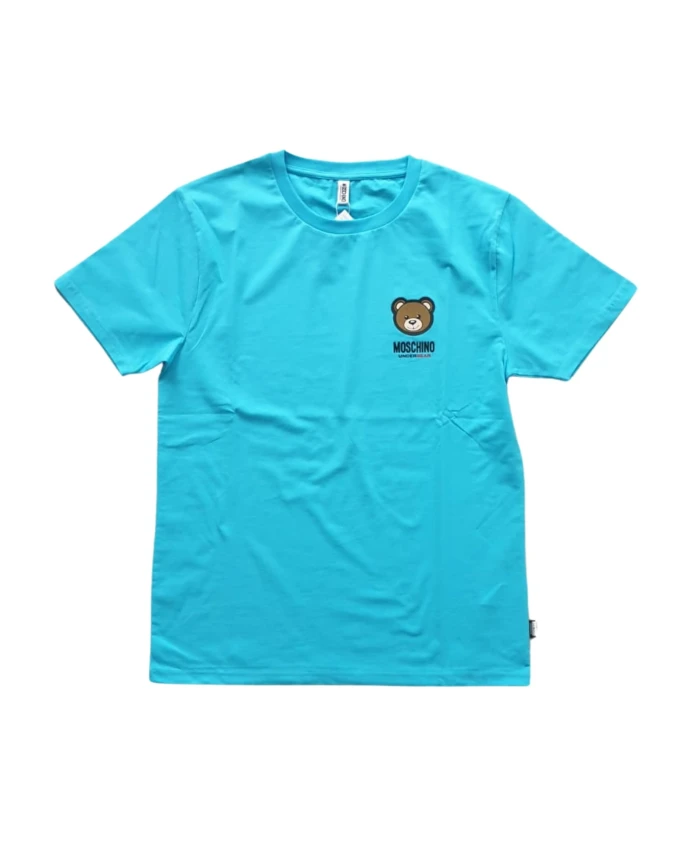 Эластичная футболка с логотипом Moschino, синий
Эластичная футболка с логотипом Moschino, синий