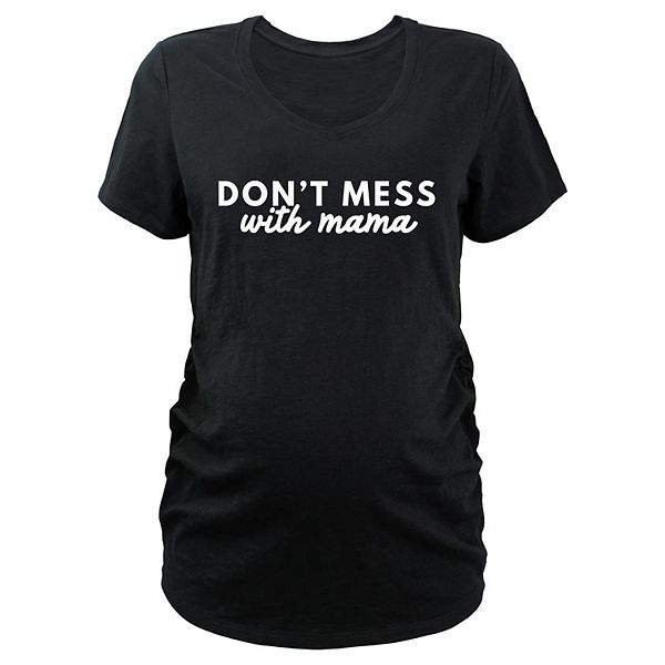 Футболка с V-образным вырезом и принтом Maternity don't mess with mama Unbranded
Футболка с V-образным вырезом и принтом Maternity don't mess with mama Unbranded