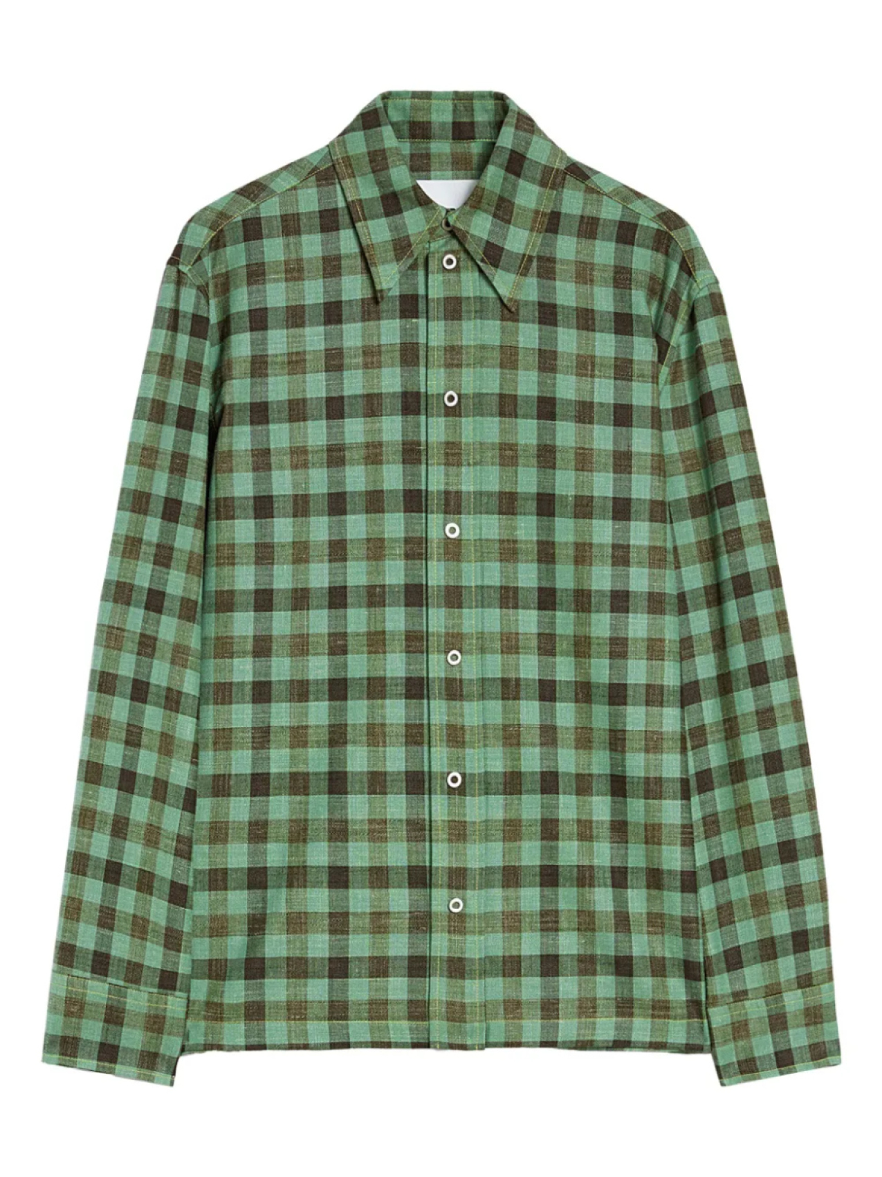 Jil Sander клетчатая рубашка, зеленый
Jil Sander клетчатая рубашка, зеленый