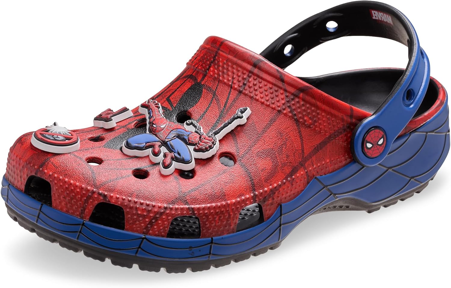 Унисекс сабо Crocs с героями Marvel, Spider-man Web
Унисекс сабо Crocs с героями Marvel, Spider-man Web