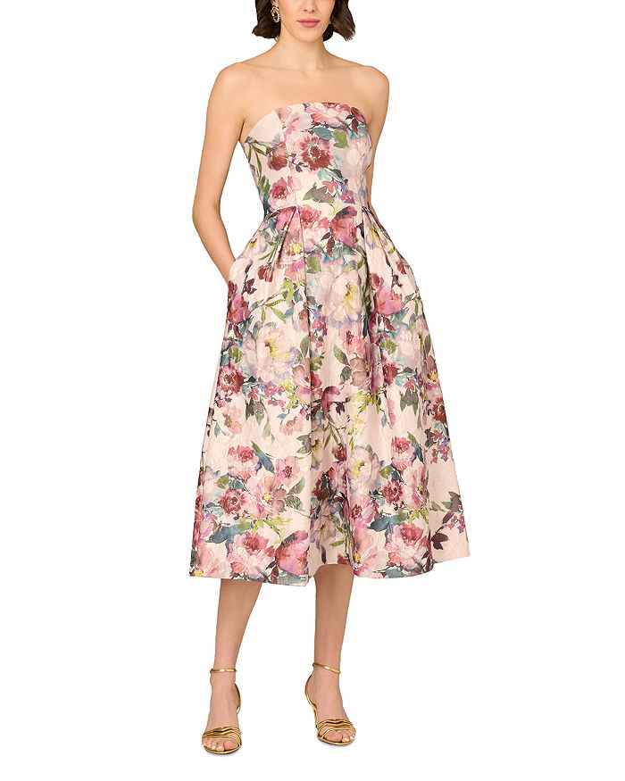 Платье миди из жаккарда Aidan Mattox, розовый
Платье миди из жаккарда Aidan Mattox, розовый